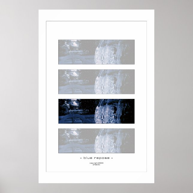 Poster repos bleu (Devant)