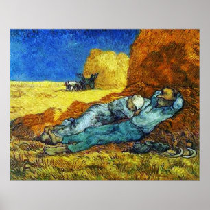 Poster Repos de Work Vincent van Gogh