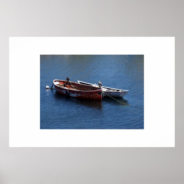 Poster Repos en bateau (Devant)