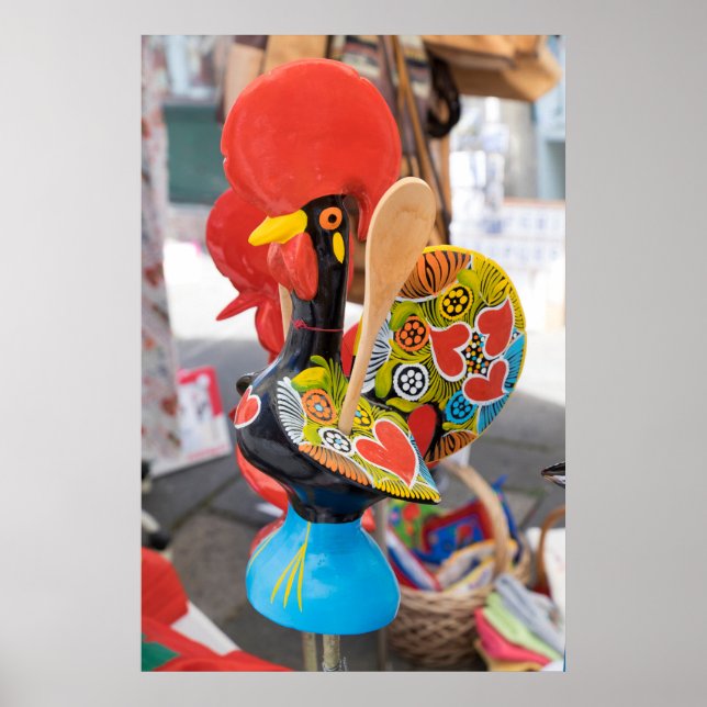 Poster Repos inhabituel de la cuillère de poulet (Devant)