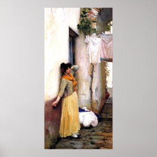 Poster Repos par John William Waterhouse