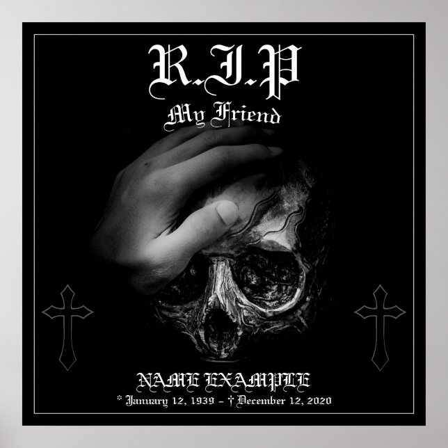 Poster Repose en paix, mon ami (Devant)