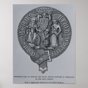 Poster Représentation d'Edouard le prince noir