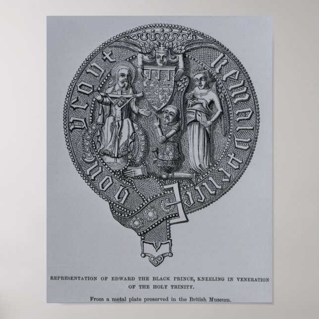 Poster Représentation d'Edward le Prince Noir (Devant)