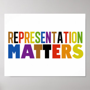 Poster Représentation Fait Matière Arc-en-ciel Diversité