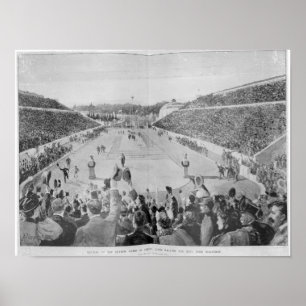 Poster Reprise des Jeux Olympiques à Athènes