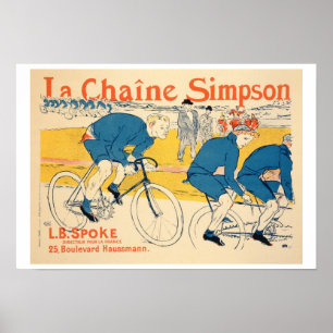 Poster Reproduction d'une publicité par affichage