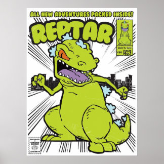 Poster Reptar Comic Book