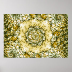 Poster Reptilien - Art fractal