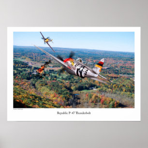 Poster Republic P-47 Thunderbolt