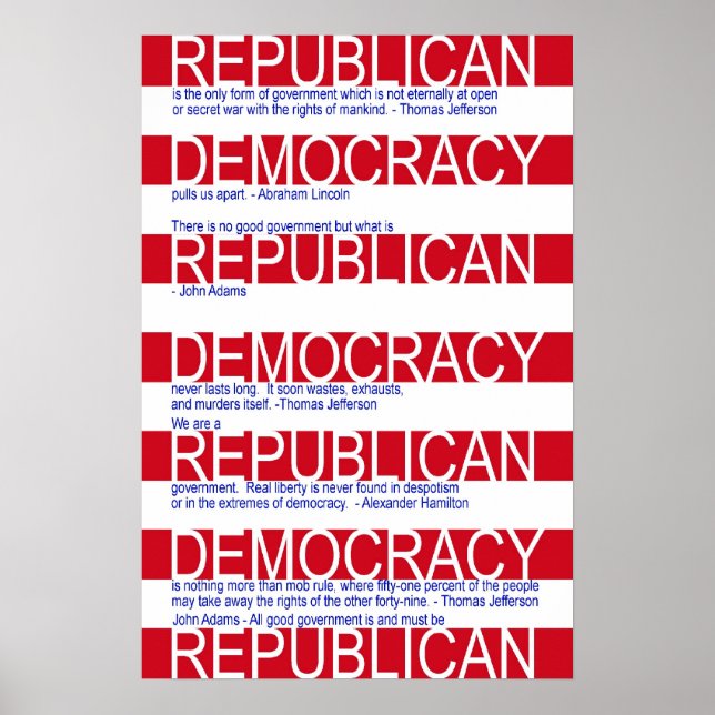 Poster républicain (Devant)
