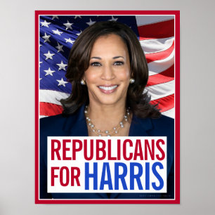 Poster Républicains pour le président Kamala Harris Photo