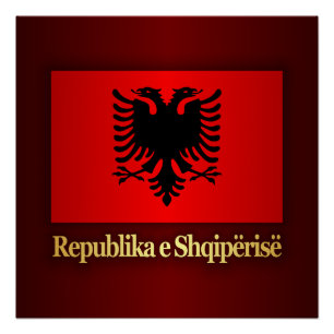 Poster République d'Albanie