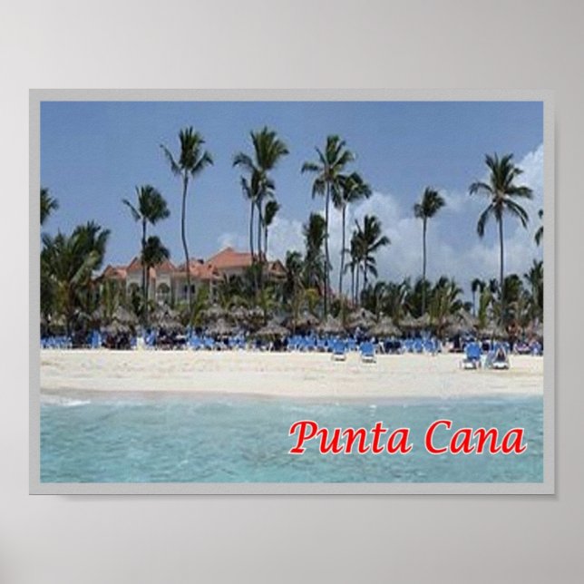 Poster République Dominicaine - Punta Cana - (Devant)