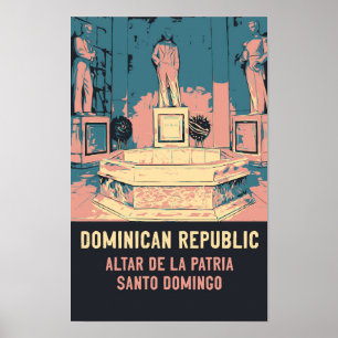 Poster République Dominicaine Santo Domingo Altar la Patr
