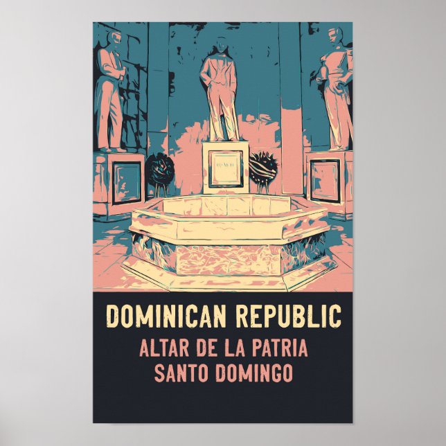 Poster République Dominicaine Santo Domingo Altar la Patr (Devant)