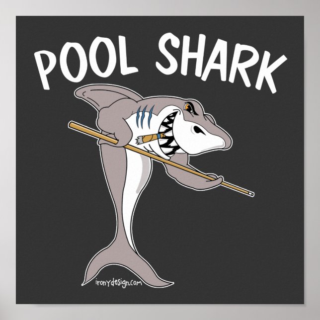Poster Requin de piscine (Devant)