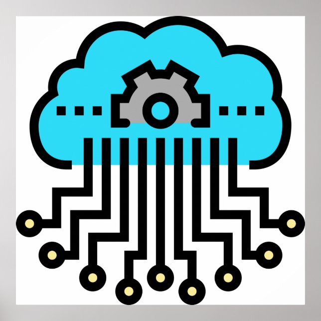 Poster Réseau neuronal (Devant)