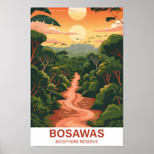 Poster Réserve de biosphère de Bosawas Nicaragua Voyage