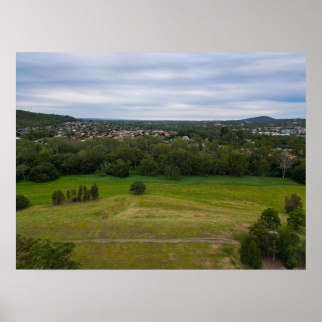 Poster Réserve de loisirs Carindale Paysage aérien (Devant)
