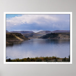 Poster Réservoir Blue Mesa dans le sud du Colorado