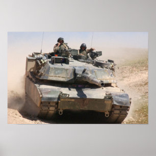 Poster Réservoir M1A1 Abrams