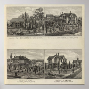 Poster Résidences, Florence et Hillsboro, Kansas