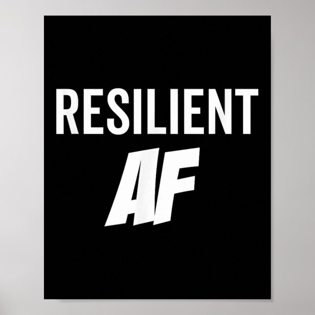 Poster Resilient Af Strong Insrational Motivation  (Devant)