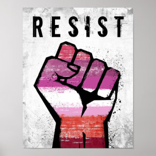 Poster Résistance lesbienne