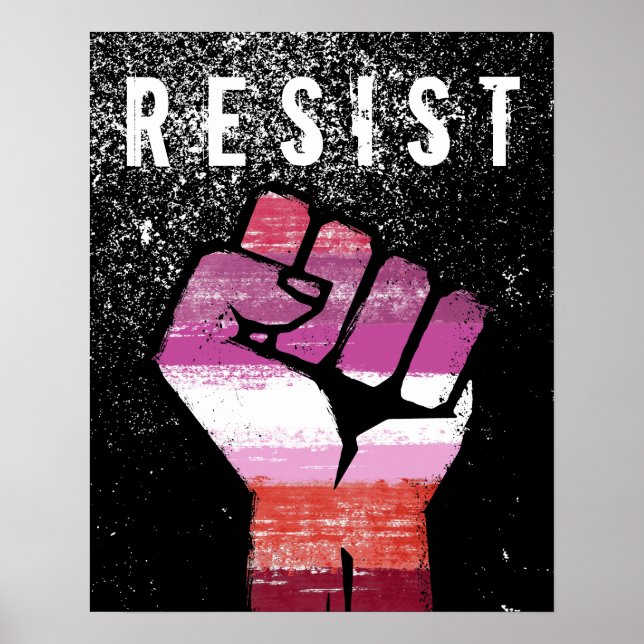 Poster Résistance lesbienne (Devant)