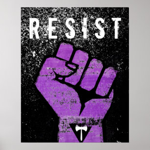 Poster Résistance lesbienne