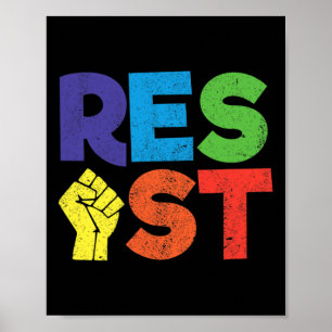 Poster Résister Gay Lgbt Community Support Don For Queer 