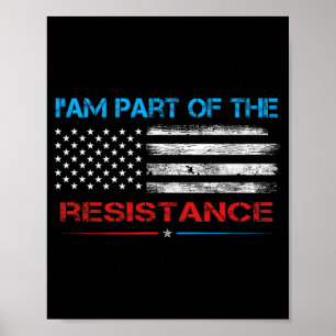 Poster Résistez À Ce Que Je Fasse Partie De La Résistance
