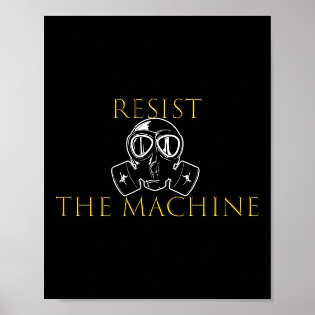 Poster Résistez À La Machine (Devant)