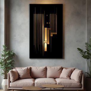 Poster Résonance Dorée