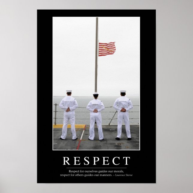 Poster Respect : Citation Inspirationnelle 1 (Devant)