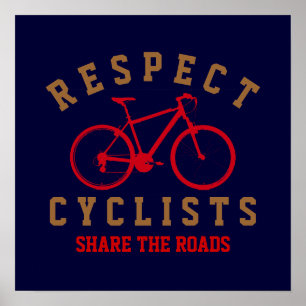 Poster respecter les cyclistes