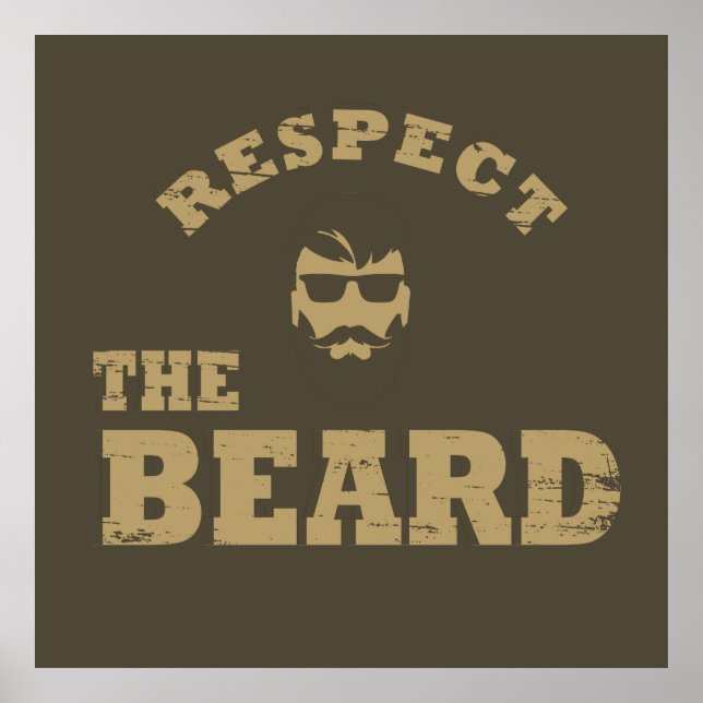 Poster Respectez la barbe, de drôles paroles barrées (Devant)