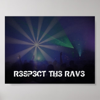 Poster Respectez la Rave