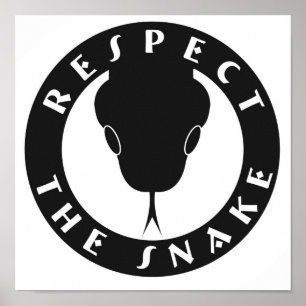 Poster Respectez L'Affiche Du Serpent