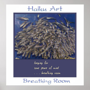 Poster Respiration Room Haiku Art Print