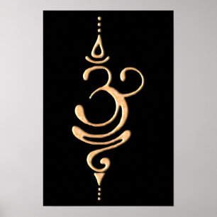 Poster Respirer en or