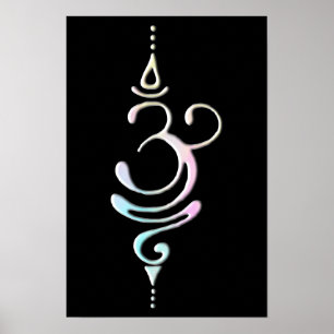 Poster Respirer pastel