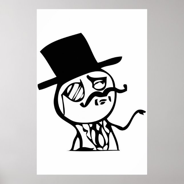 Poster Ressens comme une bande dessinée de Sir meme (Devant)