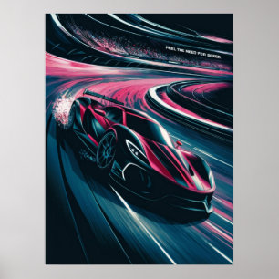Poster Ressentez le besoin de vitesse