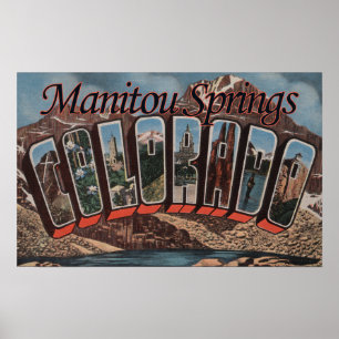Poster Ressorts de Manitou, le Colorado - grandes scènes