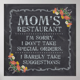 Poster Restaurant de maman