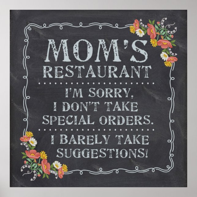 Poster Restaurant de maman (Devant)