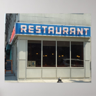 Poster Restaurant New York City Diner - UWS Manhattan
