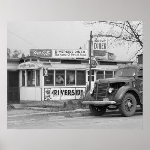 Poster Restaurant Riverside, 1941